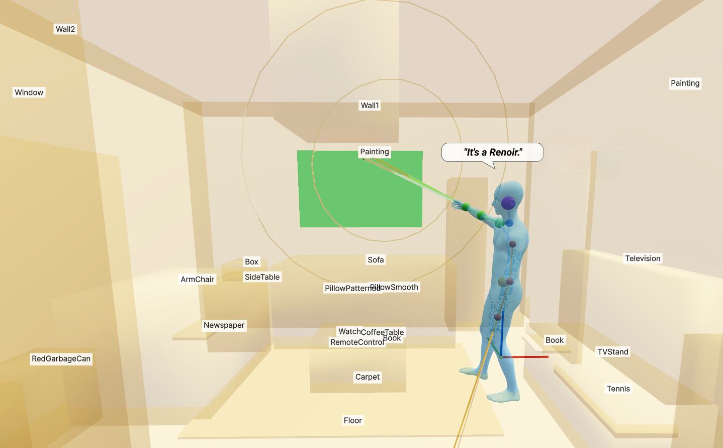 PoseRefer grounding a referring expression to pose and 3D scene